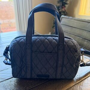 Vera Bradley Mini Quilted Boston Denim Handbag, NWOT